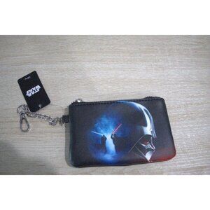 Disney Star Wars Darth Vader Obi Wan Final Battle Coin Purse Wallet New